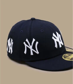NEW ERA All Over Logo 5950 Low Profile NY -Chapeau De Mode all over logo 5950 low profile ny 3