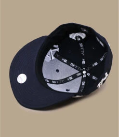 NEW ERA All Over Logo 5950 Low Profile NY -Chapeau De Mode all over logo 5950 low profile ny 5