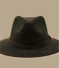 Auckland Cuir Veilli Chocolat -Chapeau De Mode auckland cuir veilli chocolat 2