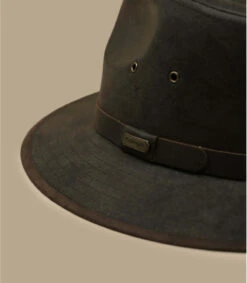 Auckland Cuir Veilli Chocolat -Chapeau De Mode auckland cuir veilli chocolat 3