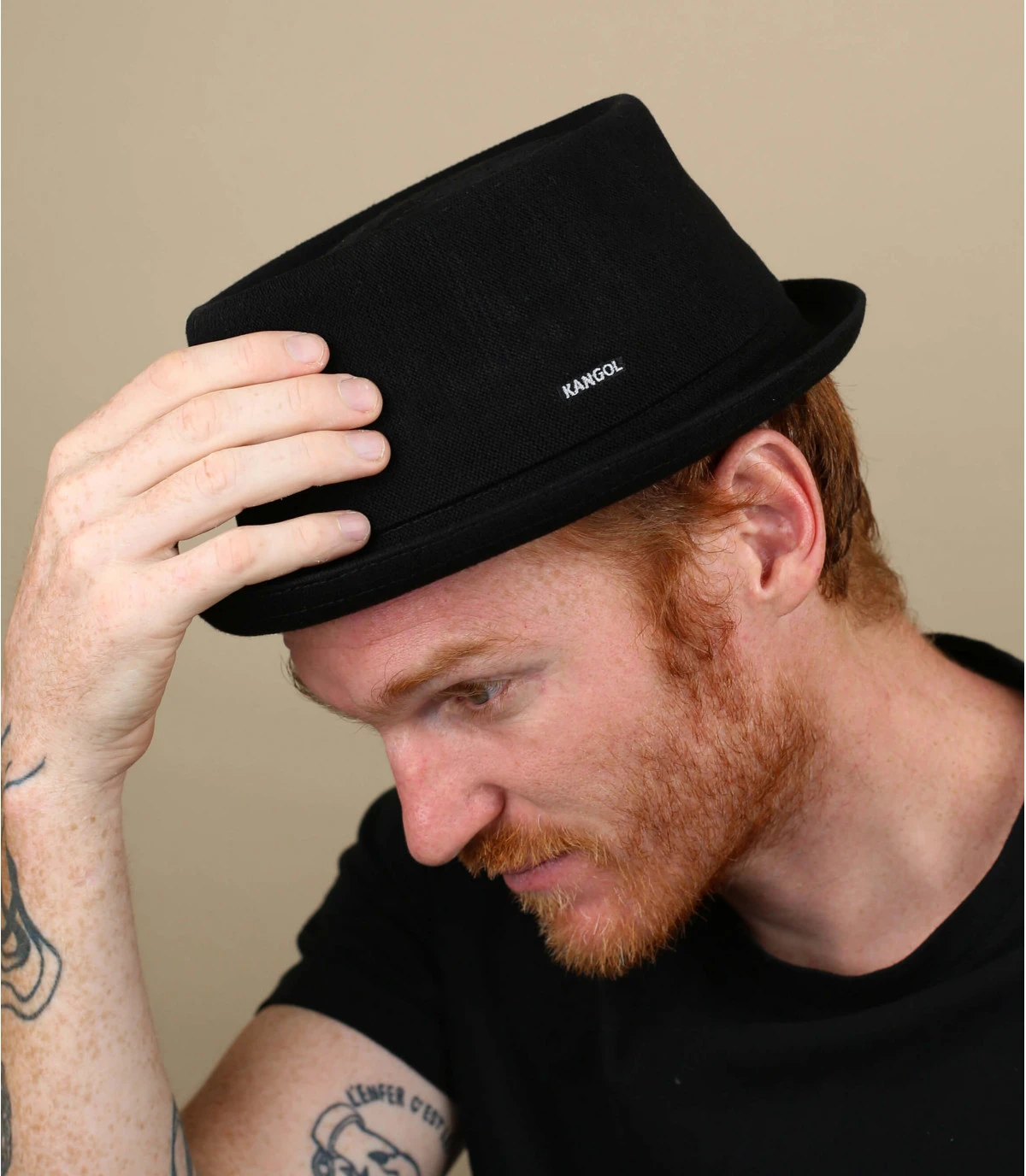 Kangol Bamboo Mowbray Black 1 Kangol Bamboo Mowbray Black