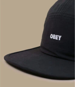 OBEY Bold Tech Camp Black -Chapeau De Mode bold tech camp black 2