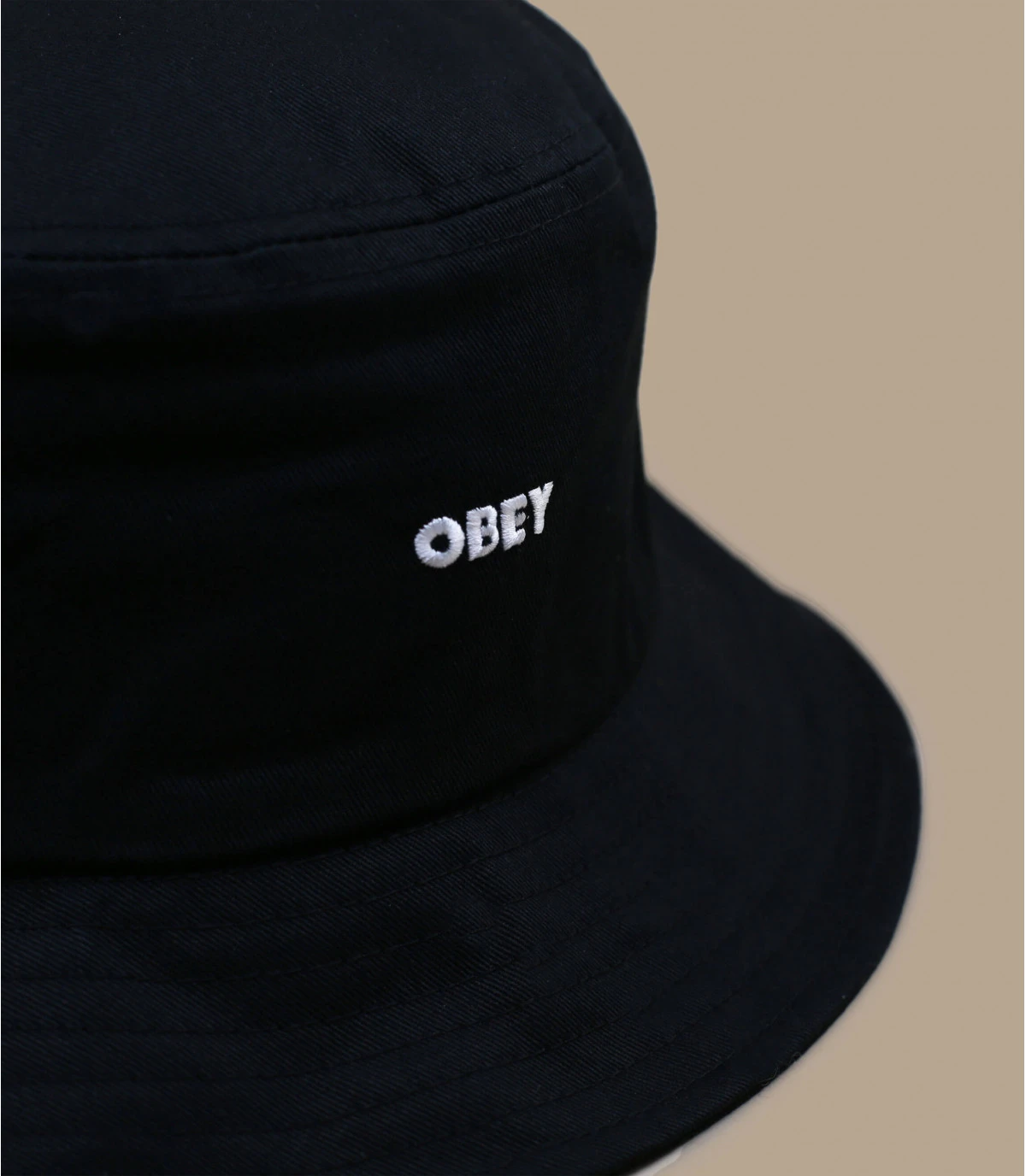 OBEY Bold Twill Bucket Black 2 OBEY Bold Twill Bucket Black – Image 2