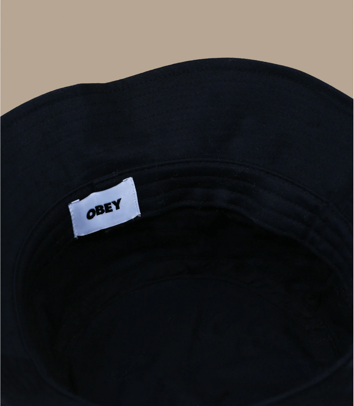OBEY Bold Twill Bucket Black 3 OBEY Bold Twill Bucket Black – Image 3
