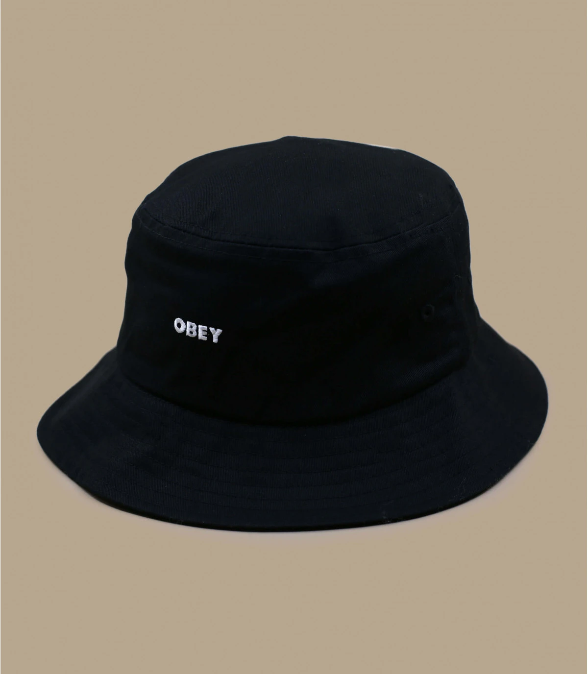 OBEY Bold Twill Bucket Black 1 OBEY Bold Twill Bucket Black