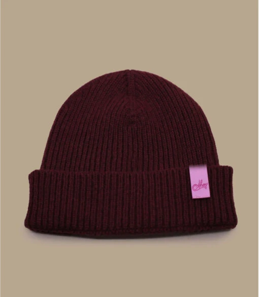 Bonnet Ahoy Burgundy Pink. Eco & Fabriqué En France