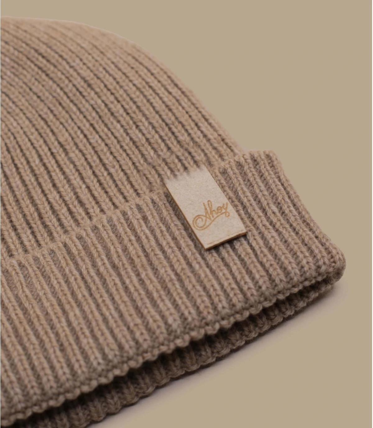 Bonnet Ahoy Camel Beige. Eco & Fabriqué En France 2 Bonnet Ahoy Camel Beige. Eco & Fabriqué En France – Image 2