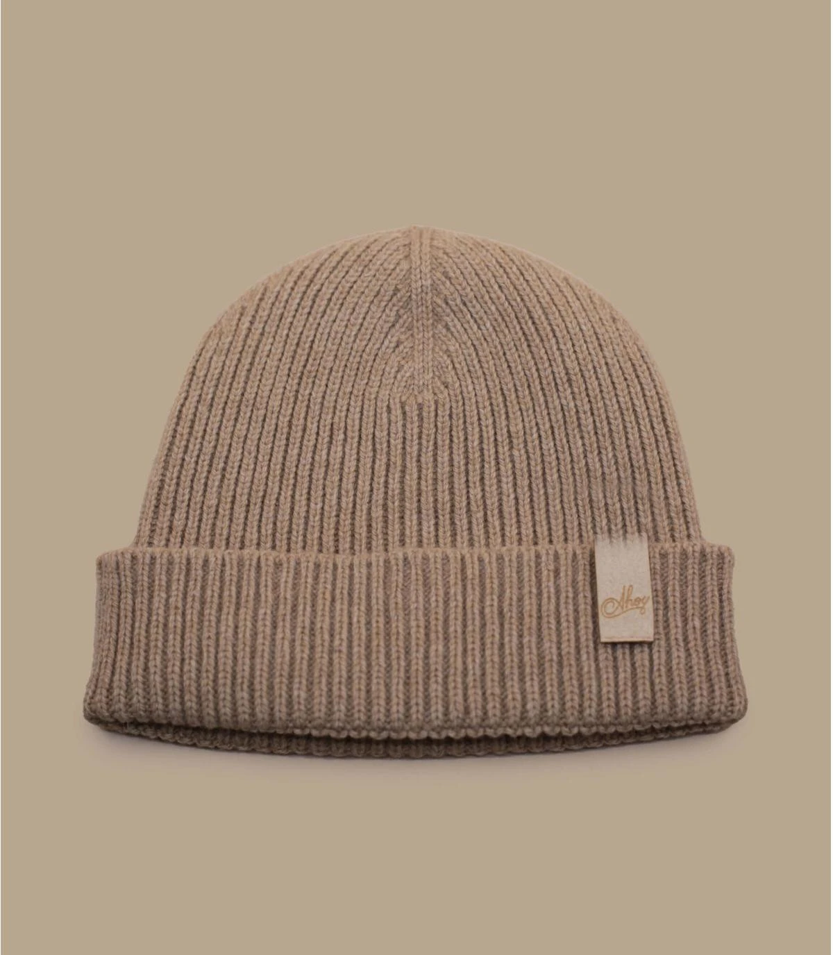 Bonnet Ahoy Camel Beige. Eco & Fabriqué En France 1 Bonnet Ahoy Camel Beige. Eco & Fabriqué En France