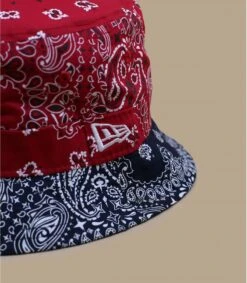 NEW ERA Bucket Paisley Scarlet 5 NEW ERA Bucket Paisley Scarlet -Chapeau De Mode bucket paisley scarlet 2