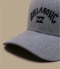 Billabong Casquette Arch Snapback Grey Heather 8 Billabong Casquette Arch Snapback Grey Heather -Chapeau De Mode casquette arch snapback grey heather 2