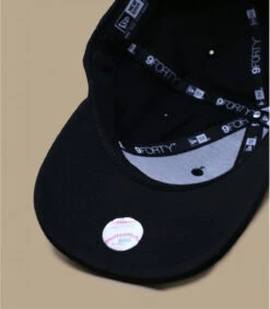 NEW ERA Casquette Black Base 940 NY Pink -Chapeau De Mode casquette black base 940 ny pink 4