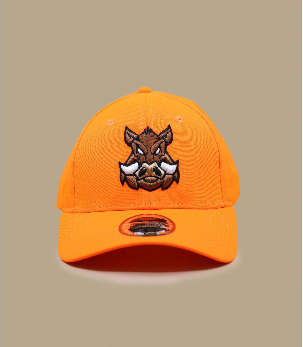 Casquette Sanglier Orange 3 Casquette Sanglier Orange – Image 3