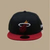 NEW ERA Casquette Miami 59fifty Heat Noire