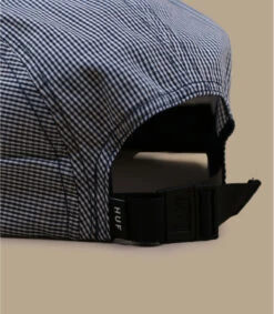 HUF Casquette Micro Gngham Logo Volley Navy -Chapeau De Mode casquette micro gngham logo volley navy 4