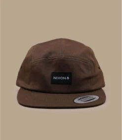 NIXON Casquette Mikey 5 Panel Brown -Chapeau De Mode casquette mikey 5 panel brown 2