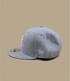 NEW ERA Casquette NY 59fifty Heather Grey -Chapeau De Mode casquette ny 59fifty heather grey 2