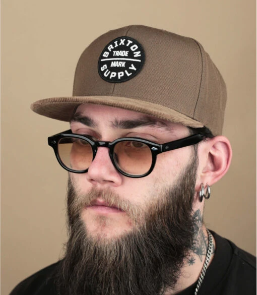 Brixton Casquette Oath III Snapback Dark Earth