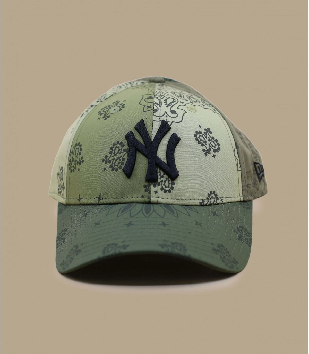 NEW ERA Casquette Paisley Print 940 NY Olive 2 NEW ERA Casquette Paisley Print 940 NY Olive – Image 2