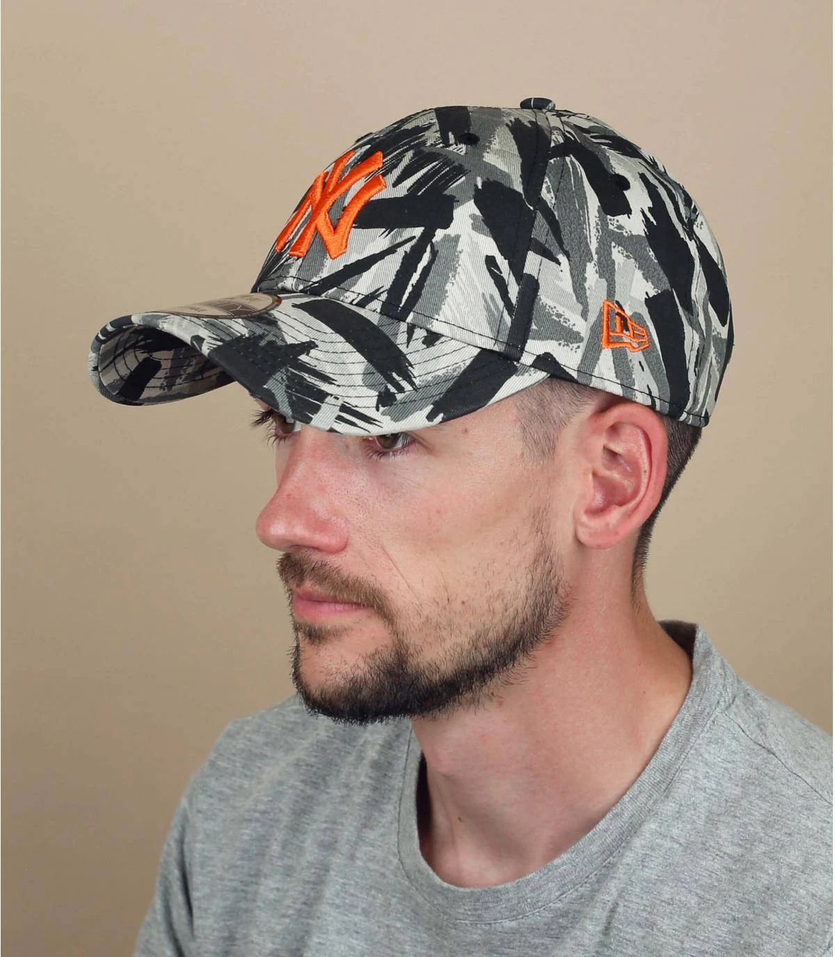 NEW ERA Casquette Seasonal Camo 940 NY Gray 1 NEW ERA Casquette Seasonal Camo 940 NY Gray