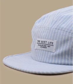 Casquette Stripe 5 Panel Blue -Chapeau De Mode casquette stripe 5 panel blue 2