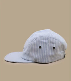 Casquette Stripe 5 Panel Blue -Chapeau De Mode casquette stripe 5 panel blue 3