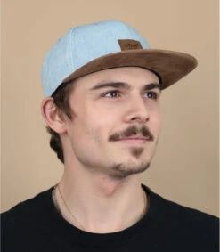 Reell Casquette Suede Wrinkle Blue