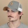 Casquette Trucker HFT Jersey Patch Grey Heather