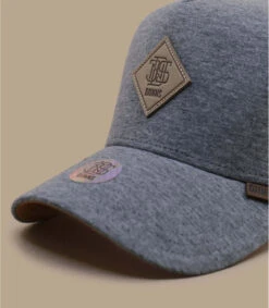 Casquette Trucker HFT Jersey Patch Grey Heather -Chapeau De Mode casquette trucker hft jersey patch grey heather 2