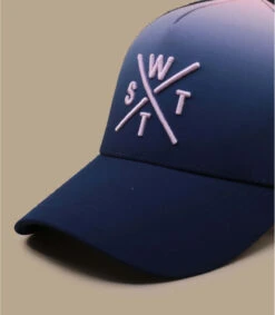 WATTS Casquette Trucker Tokyo Deep Dye Old Pink -Chapeau De Mode casquette trucker tokyo deep dye old pink 2