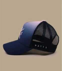 WATTS Casquette Trucker Tokyo Deep Dye Old Pink -Chapeau De Mode casquette trucker tokyo deep dye old pink 3