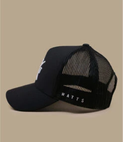 WATTS Casquette Trucker Tribe Carbone Full Black -Chapeau De Mode casquette trucker tribe carbone full black 3