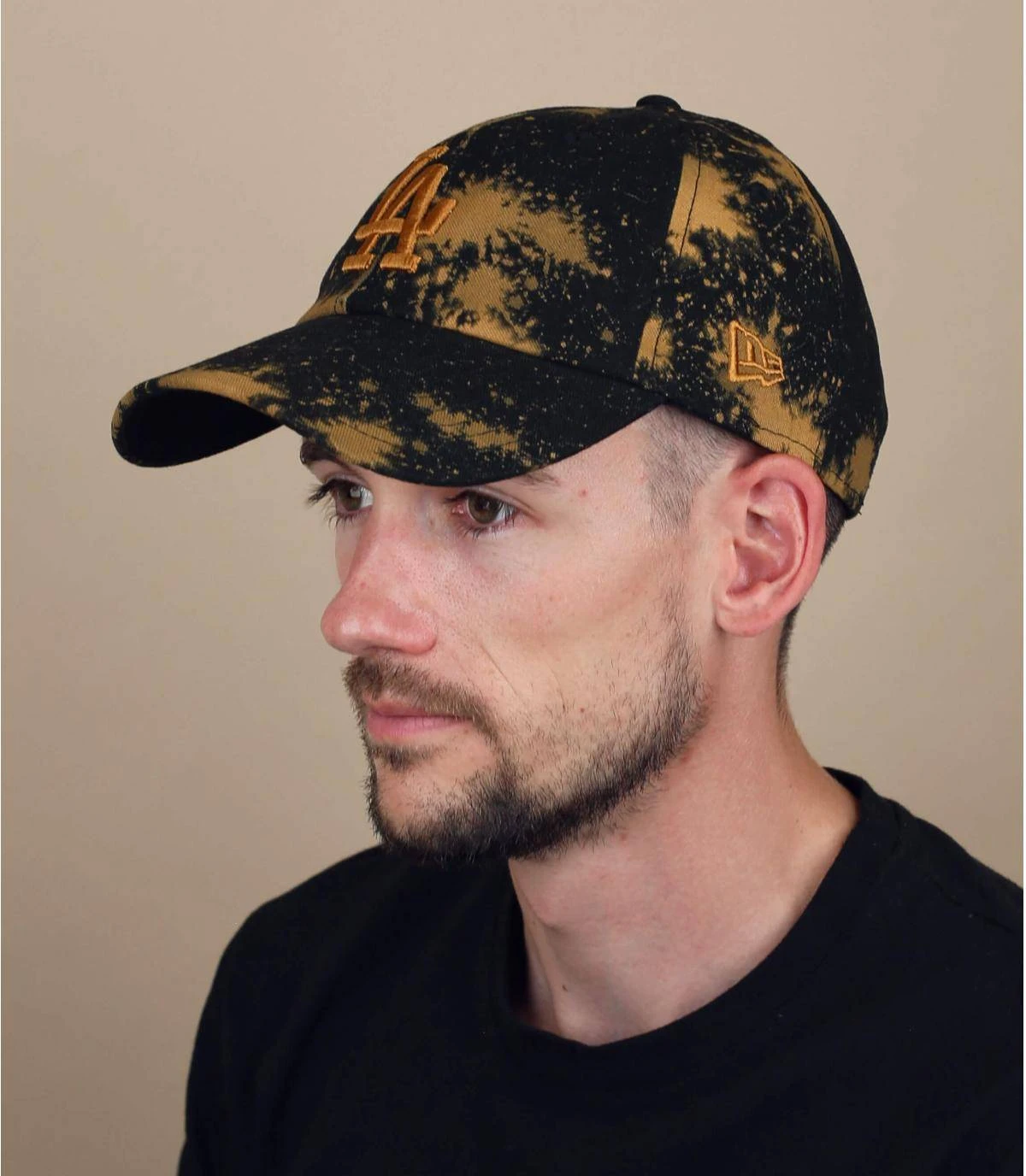 NEW ERA Casquette Wash Canvas CSCL 920 LA Black 1 NEW ERA Casquette Wash Canvas CSCL 920 LA Black