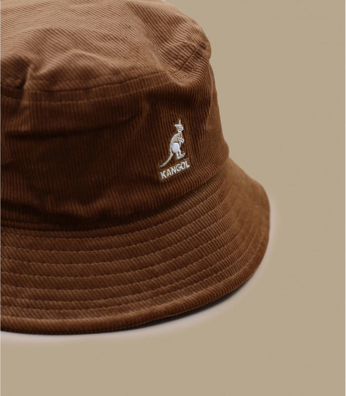 Kangol Cord Bucket Wood 3 Kangol Cord Bucket Wood â Image 3