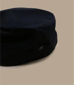 Kangol Cotton Twill Army Cap Black -Chapeau De Mode cotton twill army cap black 2