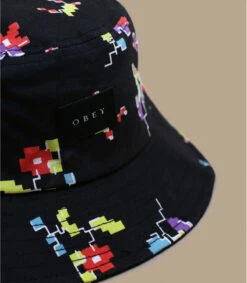 OBEY Digital Floral Bucket Black 6 OBEY Digital Floral Bucket Black -Chapeau De Mode digital floral bucket black 2