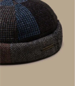Stetson Docker Patchwork Brown Mix 7 Stetson Docker Patchwork Brown Mix -Chapeau De Mode docker patchwork brown mix 2