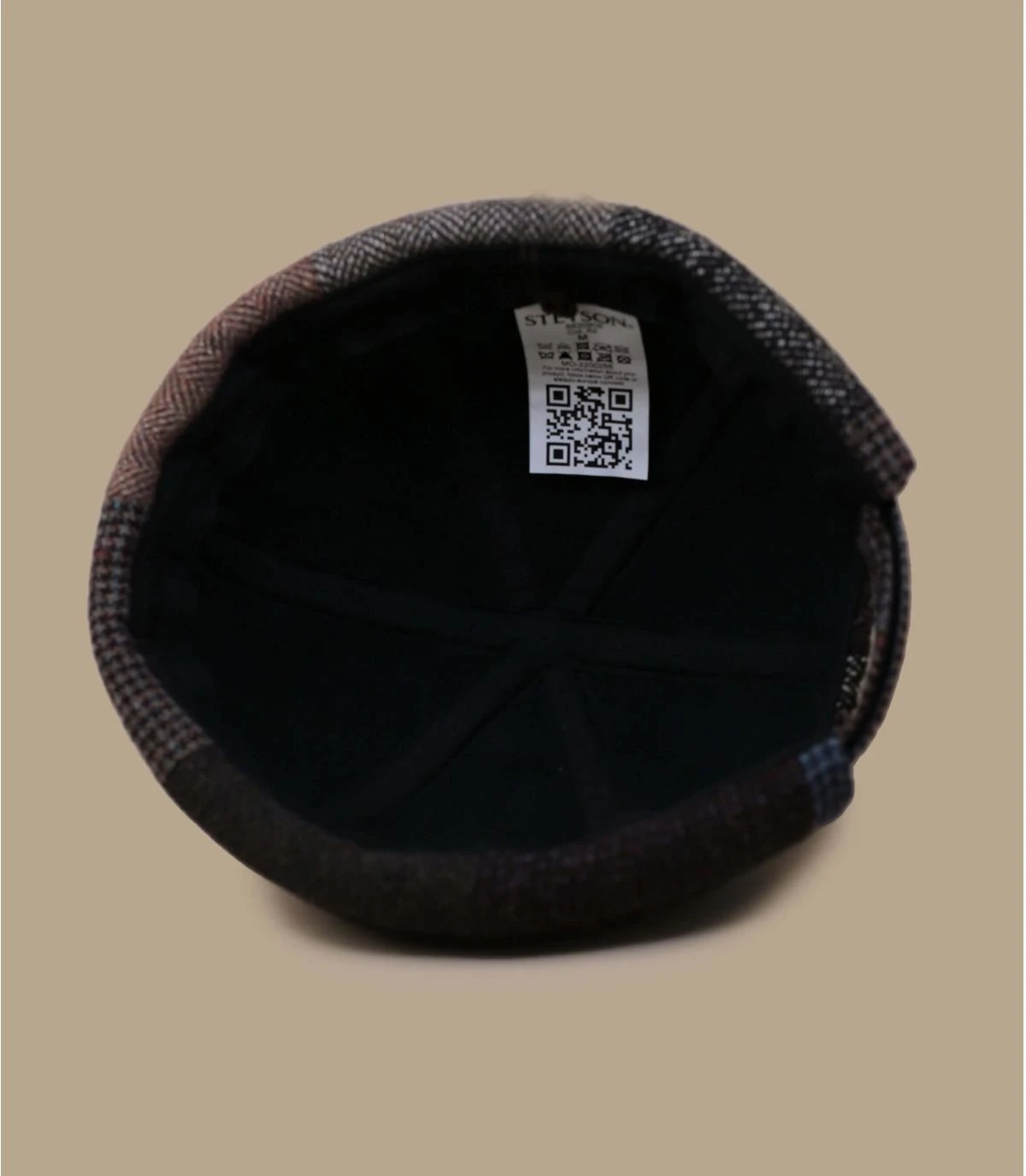 Stetson Docker Patchwork Brown Mix 5 Stetson Docker Patchwork Brown Mix – Image 5