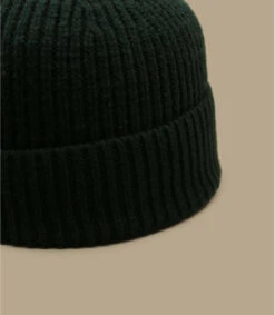 Engineered Knit Ribbed Beanie Bottle Green -Chapeau De Mode engineered knit ribbed beanie bottle green 2