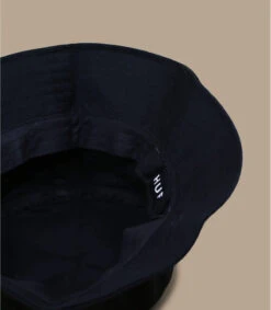 HUF Essentials TT Bucket Black 7 HUF Essentials TT Bucket Black -Chapeau De Mode essentials tt bucket black 3