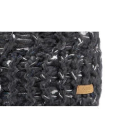 Barts Euny Beanie Dark Heather -Chapeau De Mode euny beanie dark heatherbonnet20gris20chine20pompon20fourrur