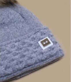 Evelina Real Fur Light Grey 5 Evelina Real Fur Light Grey -Chapeau De Mode evelina real fur light grey 2