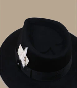 Stetson Fedora Woolfelt Black 9 Stetson Fedora Woolfelt Black -Chapeau De Mode fedora woolfelt black 3