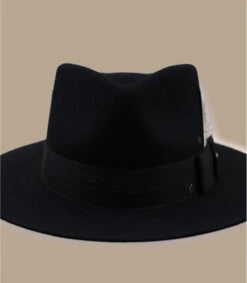 Stetson Fedora Woolfelt Black 10 Stetson Fedora Woolfelt Black -Chapeau De Mode fedora woolfelt black 4