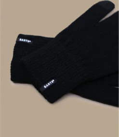 Chapeau De Mode -Chapeau De Mode fine knitted touch gloves black 1