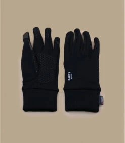 Chapeau De Mode -Chapeau De Mode fine knitted touch gloves black 3