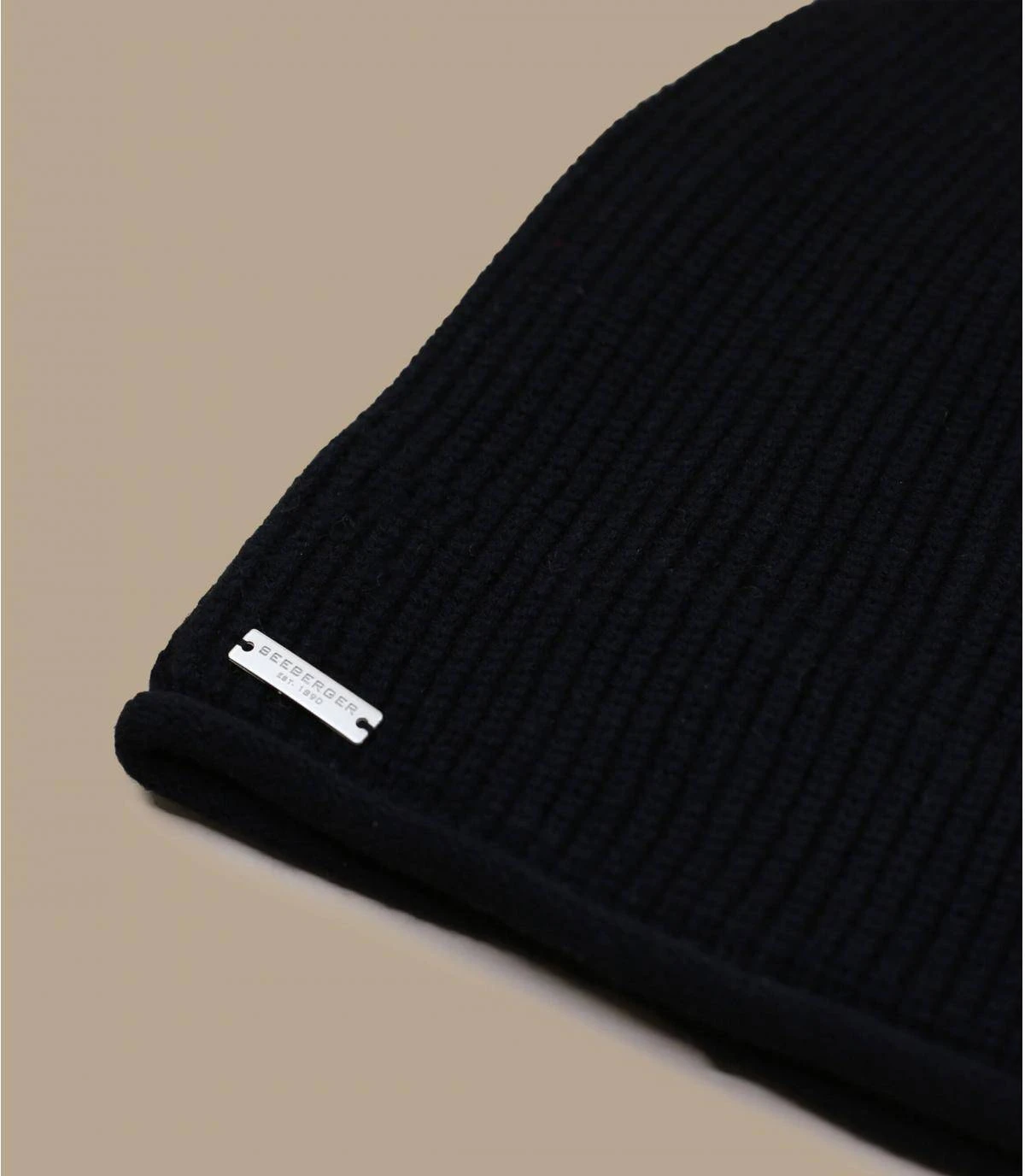 Seeberger Headsock In Recycled Yarn Black 2 Seeberger Headsock In Recycled Yarn Black – Image 2