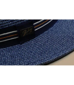Bailey Hester Navy Heather -Chapeau De Mode hester navy heatherfedora20paille20bleu20Bailey