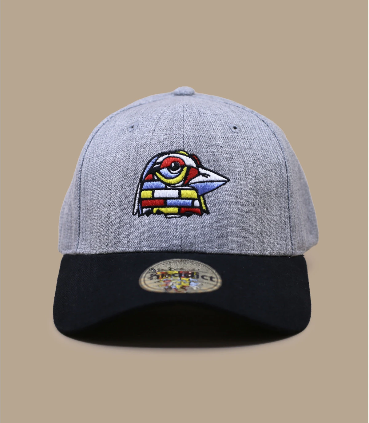 Keim Street Bird Curve Heather Grey Black 2 Keim Street Bird Curve Heather Grey Black – Image 2