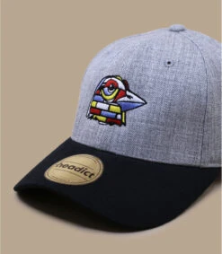 Keim Street Bird Curve Heather Grey Black 9 Keim Street Bird Curve Heather Grey Black -Chapeau De Mode keim street bird curve heather grey black 2