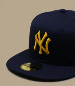 NEW ERA League Ess 5950 NY Navy Gold -Chapeau De Mode league ess 5950 ny navy gold 2